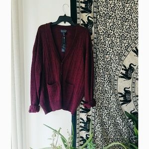 cozy cableknit oversized cardigan🌿